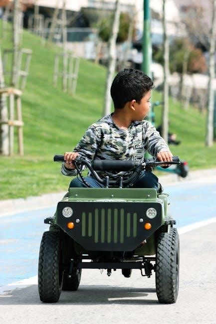 12v ride on jeep with remote control instructions