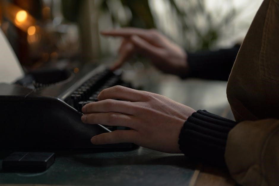 manual typewriter royal